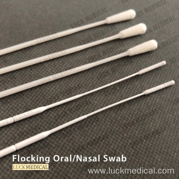 Disposable Virus collection Flocked Oral Nasal Swab